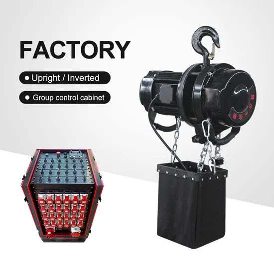 Single-Phase/Three-Phase 0.5-Ton-2-Ton Stage Hoist Truss Motor Customization