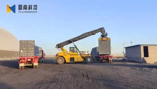 Big Heavy Port Machinery 35ton Reach Stacker for Sale