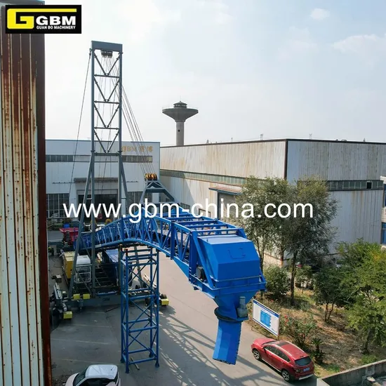 Gbm 800tph Ship Loader with Material Feeder for Bulk Cargo