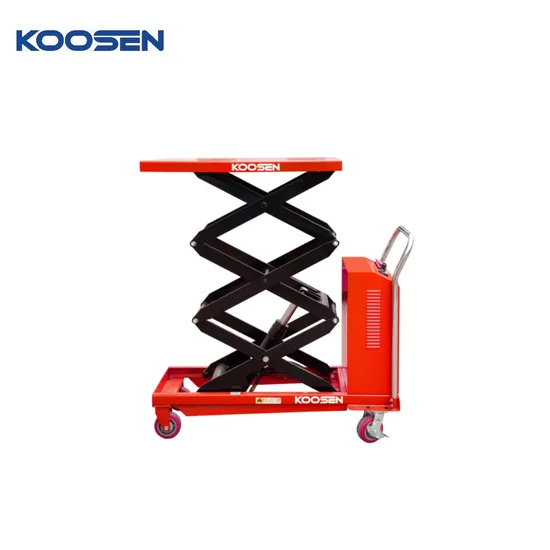 Hand Lift Table Hydraulic Double Scissor Lift Platform for Lifting-Table