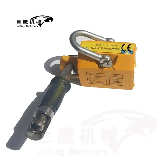 Mini Crane 600kg Manual Handle Lift Permanent Magnet