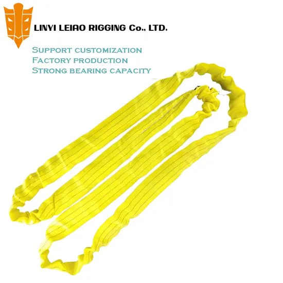 1ton-10ton Polyester Round Sling Customized Port Lifting Cargos Excellent Quality