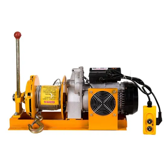 220V 1phase 500/1000kg*30m Outdoor Clutch Electric Winch