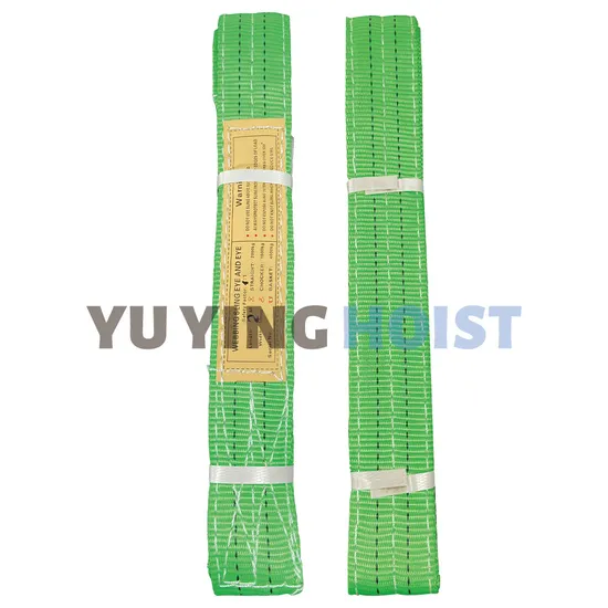 Customized Colors 6000kg 1m to 100m Webbing Sling Eye