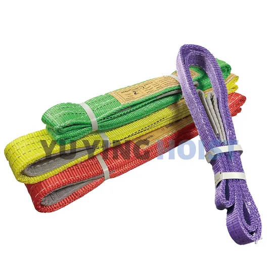Professional Customizable Flat Webbing Sling Lifting Belt