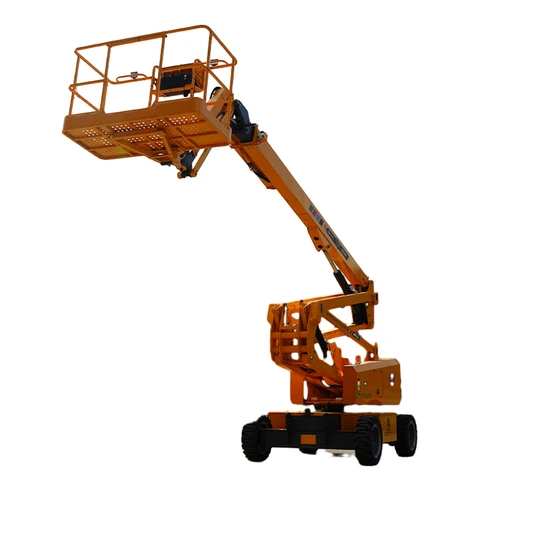 Self Walking 22m Articulating Boom Lift Aerial Work Platform Mobile Lifting Table