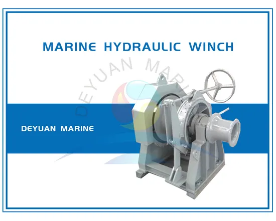 Marine Hydraulic Single Side Mooring Winch with One Drum