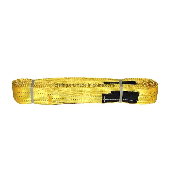 2t Double Flat Lifting Belt Lashing Strap Eye to Eye Polyester Webbing Sling