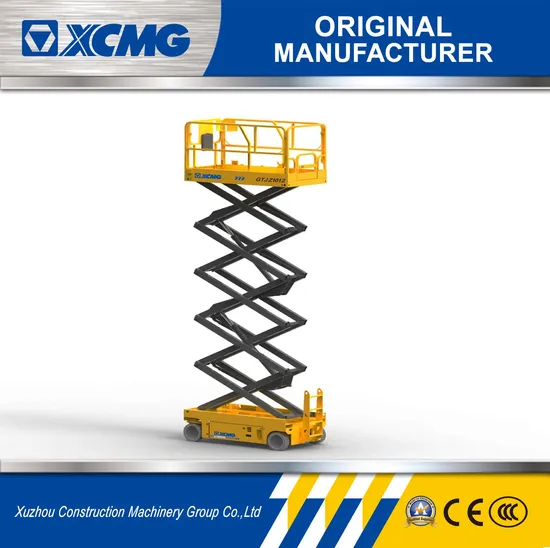 XCMG 12m Used Electric Scissor Aerial Workl Platform Gtjz1012 Lifting Equipment