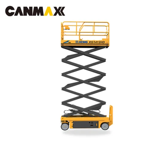 14m Self Propelled Electric Scissor Lift Aerial Lift Platform Xg1412DC Price for Sale
