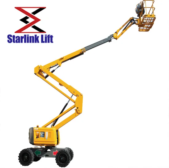 24m Factory Direct Sale Aerial Working Self-Propelled Articulated Boom Lift