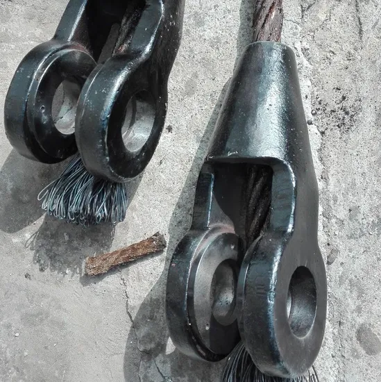 Us Type Wire Rope Sling Grooved Open Spelter Sockets