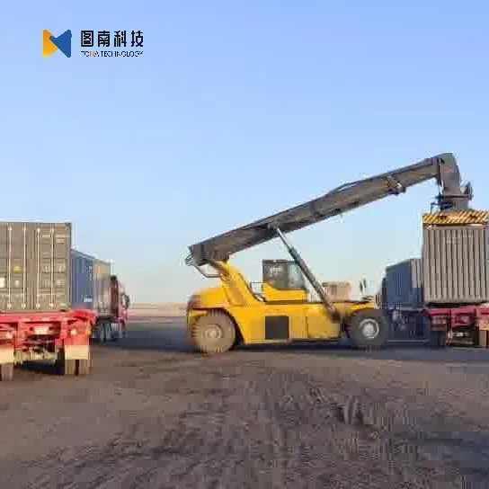 Advanced Container Reach Stacker with Remote Controlled Lifter