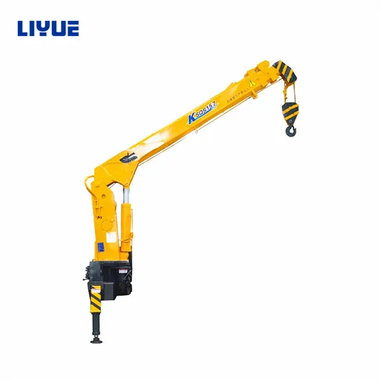Lifting Truck Mounted Light Crane 3 Ton New Boom Crane Hydraulic Arms