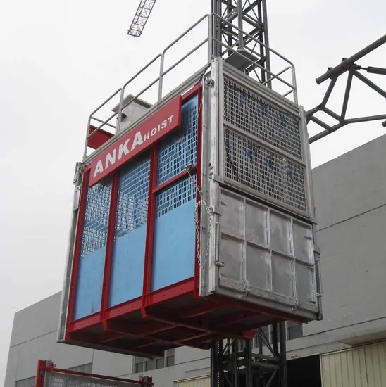 CE Certificate Construction / Permanent Industrial Personnel and Goods Hoist
