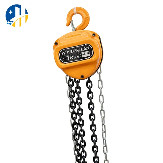 Chain Hoist with High Working Efficiency and Long Life Hook