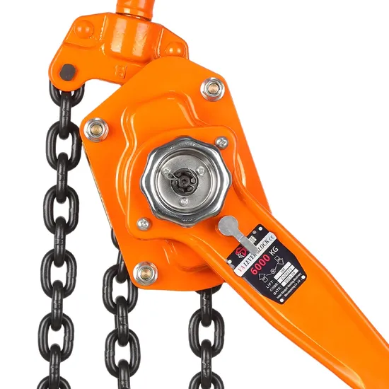 6 Ton Chain Block Construction Lifting Equipment Hoists Construction Hoist Chain Pulley Block