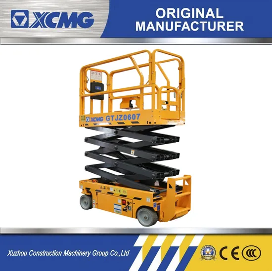 XCMG Electric Mobile Elevator Scissor Lift 8m Gtjz0607 Used Aerial Work Platform for Sale