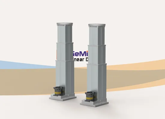 China Stationary CE Approved Geming Poste De Travail Industriel Ergonomique Electric Lifting Column Load Calculator Hta2