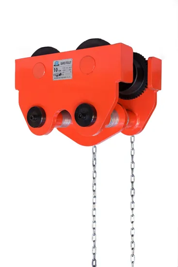 Pull Manual Geared Trolley