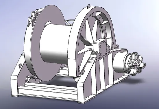 150kN Electric Winch – Ideal for Offshore Lifting Systems