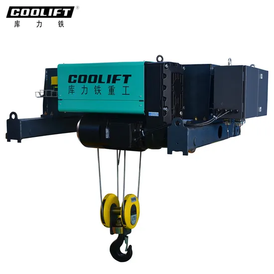 20t 9m Low Headroom European Type Double Girder Electric Wire Rope Hoist