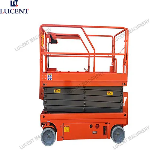 4m - 24m Aluminum Alloy Mast Lifting Aerial Work Platform Home Lifter Single Person Lifting Platform