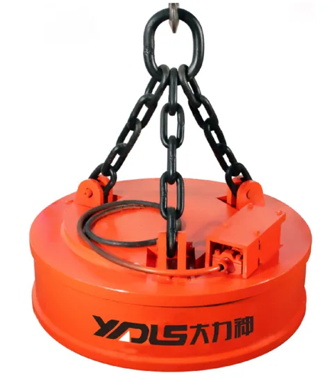 Circular Steel Scrap Lifting Magnet with 900 mm Diameter MW5-90L/1