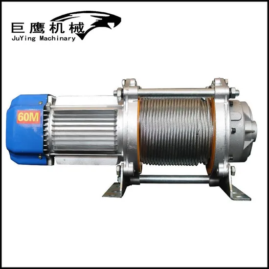500kg 1.5 Ton Mini Electric Winch 220V Aluminum Electric Hoist for Sale