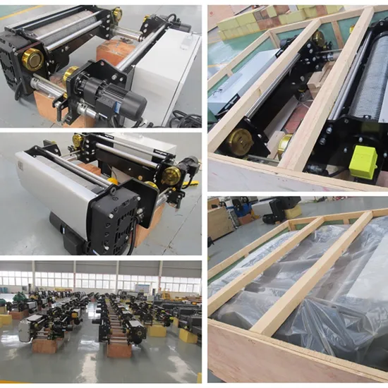 European Wire Rope Hoist Lifting Cargo for Overhead Crane Using