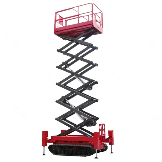 Scissor-Type Aerial Workerelectric Hydraulic Mobile Crawler Lifting Platforms