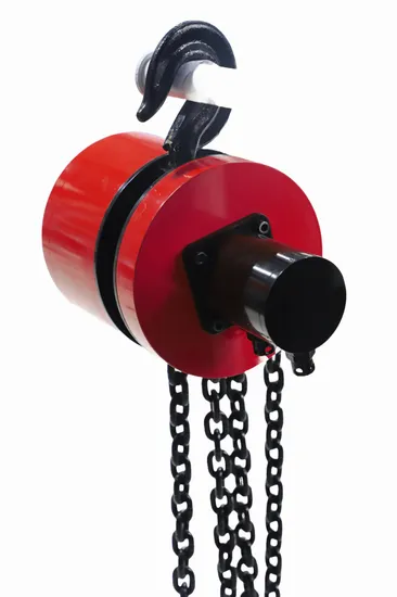 Emulsion Fluid Chain Hoist for Safe Underground Mining