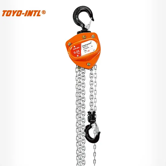 Toyo-Intl Vd Type 0.25t-20t Manual Chain Hoist