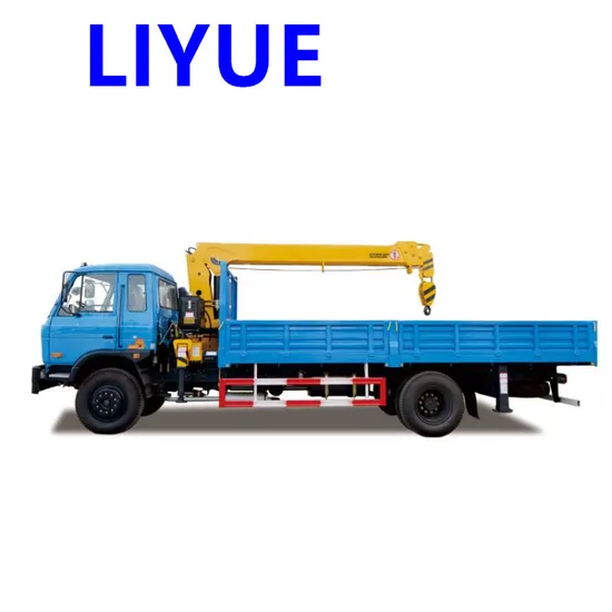 China Crane 6.3 Ton Straight Stiff Boom Hydraulic Truck Mounted Crane