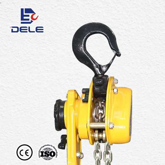 China Supplier Hand Operated Hoisting Equipment Manual Lever Hoist 6t Chain Block Lifter