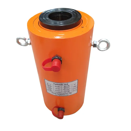 Specific RRH-307 high quality double acting high tonnage hollow hydraulic jack