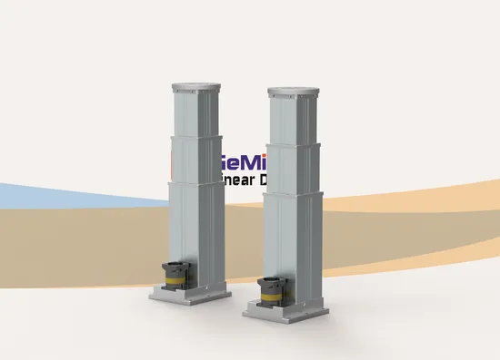 Manufacture DC Warehouse Crane Geming Hydraulic Table Actuator Parts Lift Column Hta2