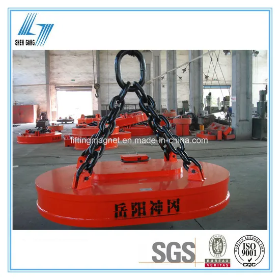 High Frequency Oval Lifting Electro Magnet for Scraps