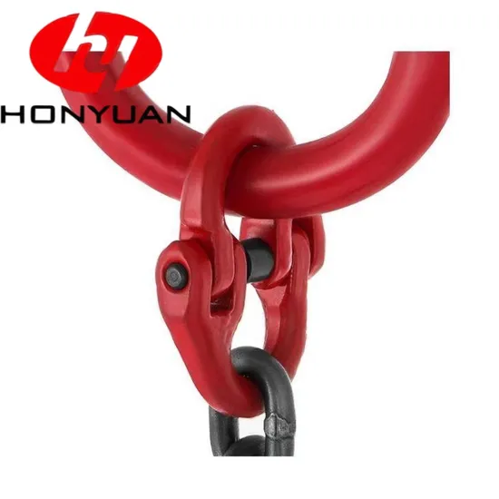 G80 Alloy Lifting Chain Sling, Red Painted, OEM Available