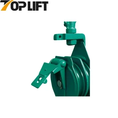 4t Multi Purpose Manual Lifting Double Wheel Pulley Equipment