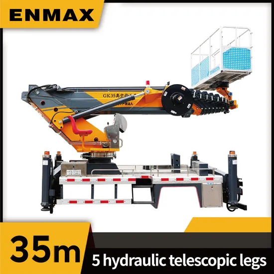 ISO9001 Certified High-Altitude Operation Heavy-Duty Platform Remote Control Aerial Lift Basket Platform for Safe Operations