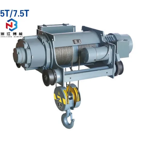 High Safety Japanese Style Double-Rail Wire Rope Electric Motor Lifting Hoist