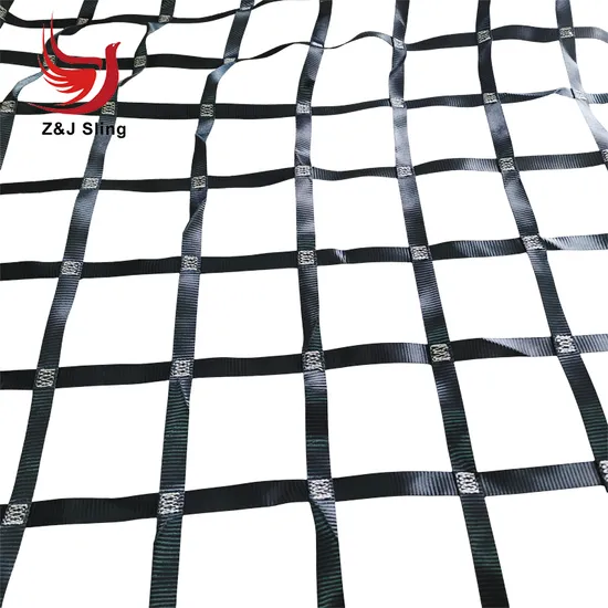 Heavy Duty Cargo Net Lifting Net Polyester Webbing