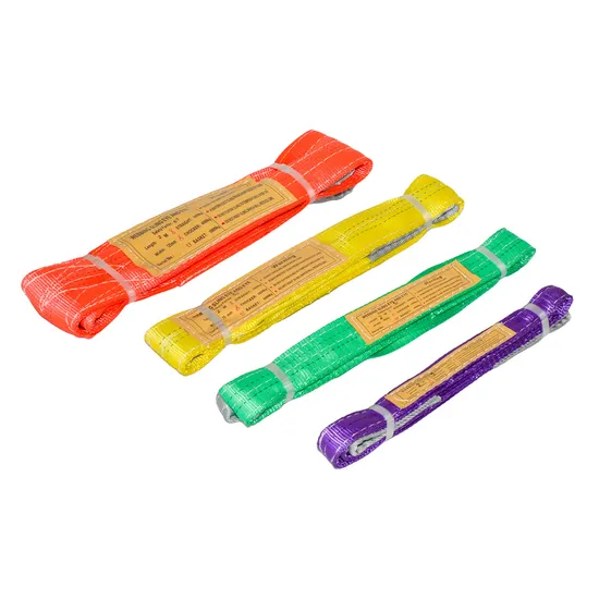 Good Price Colorful Length Flat Webbing Sling with High Tensile of Factory Price