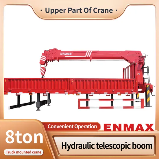 CE Hydraulic Lifting Crane Straight Arm Pickup Crane Truck Mounted Telescopic Custom Crane Arm Spare Part
