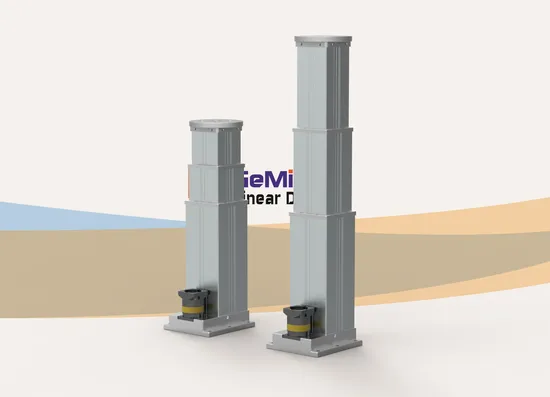 Explosion-Proof Special Weight Level Geming Aluminum Telescopic Mast Column Lift