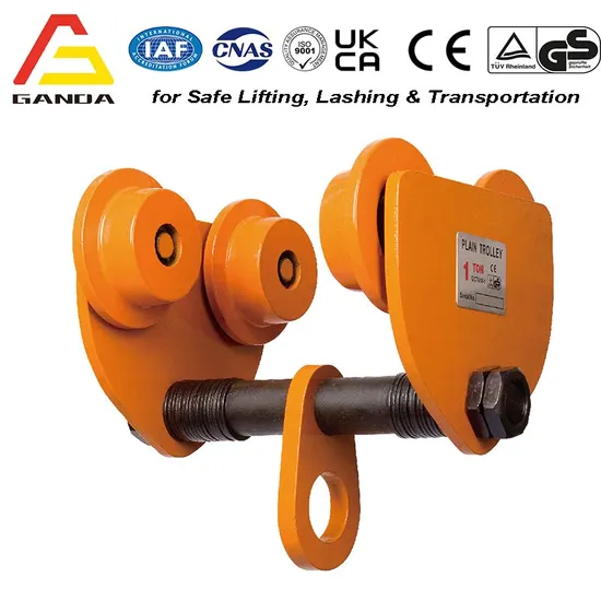 Beam Hand Push Plain Trolley for Lifting Hoist / Geared Trolley / Lifting Trolley