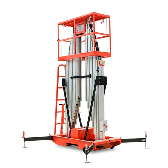 Shanding One Man Mobile Scaffolding Platform Lift for Warehouse Factory Outdoor