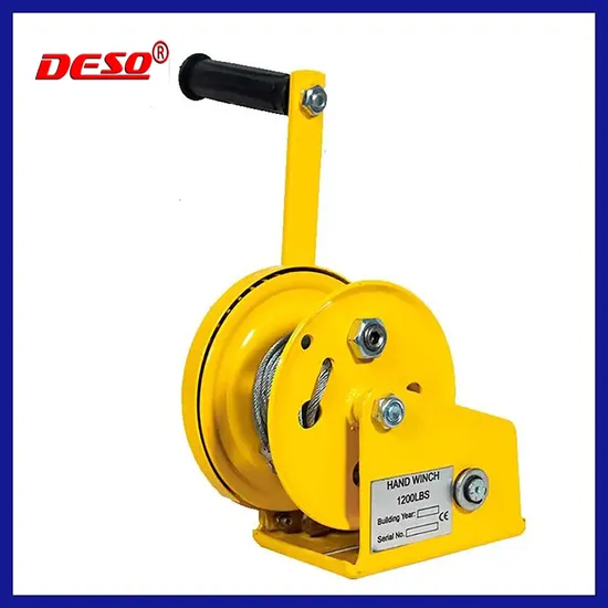 Heavy Duty Portable Automatic Brake Wire Rope or Webbing Strap Hand Winch