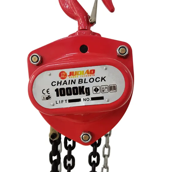 HSS Juli Chain Block Hoist Pulley Block Manufacturers Support Customization